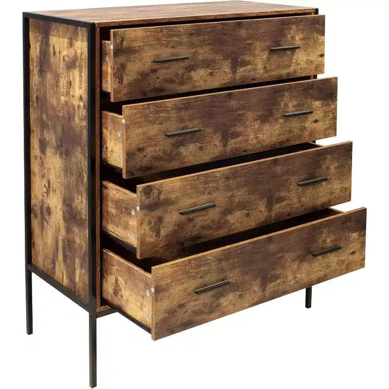 Commode verticale industrielle avec cadre en acier