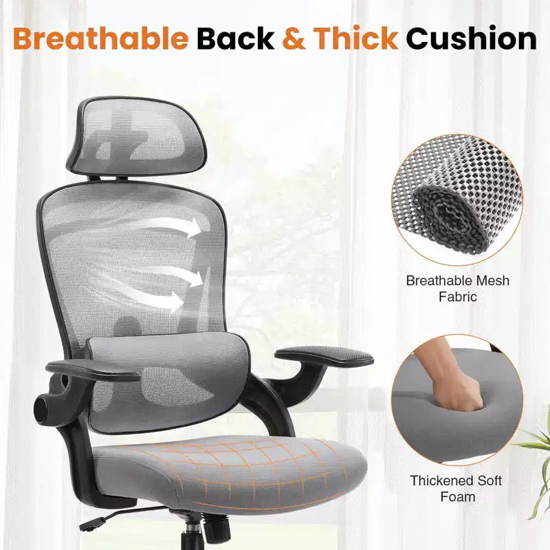 Chaise de Bureau Ergonomique à Dossier Haut Chaise de Gaming Chaise d'Ordinateur