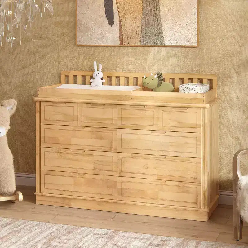 Table à langer et commode en pin massif
