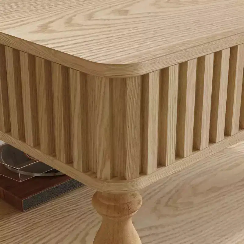 Table basse relevable moderne avec rangement, Table basse avec plateau massif