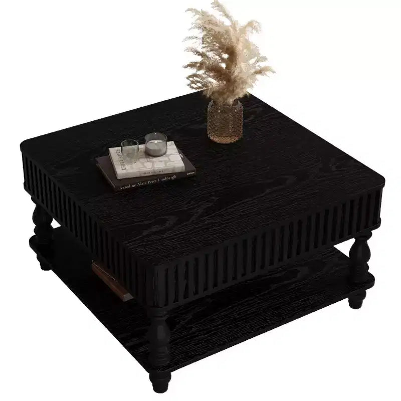 Table basse relevable moderne avec rangement, Table basse avec plateau massif