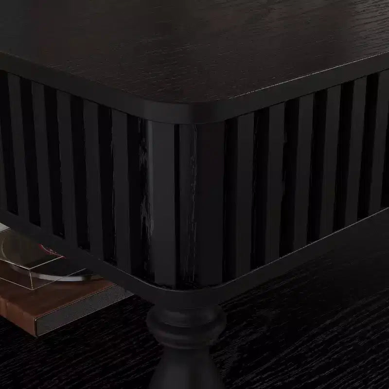 Table basse relevable moderne avec rangement, Table basse avec plateau massif