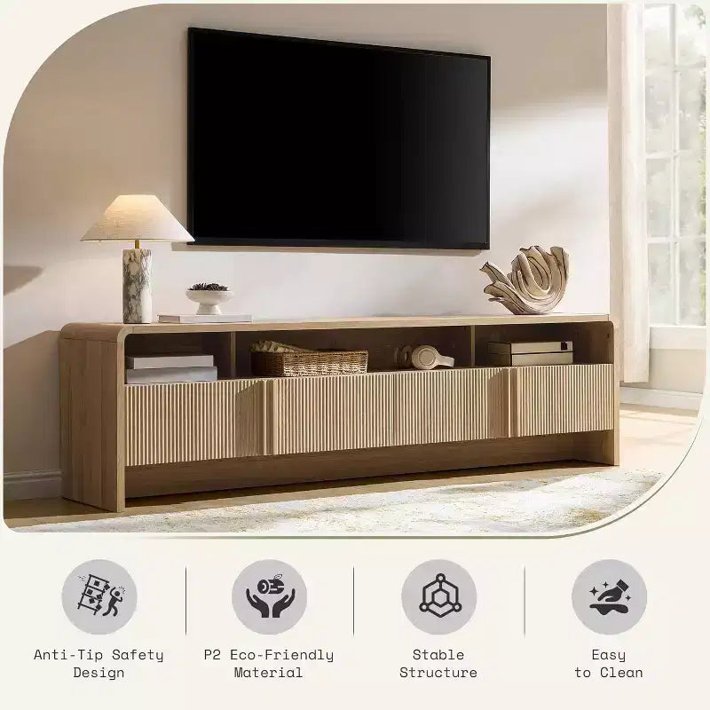 Meuble TV moderne avec rangement Meuble TV en bois Console multimédia