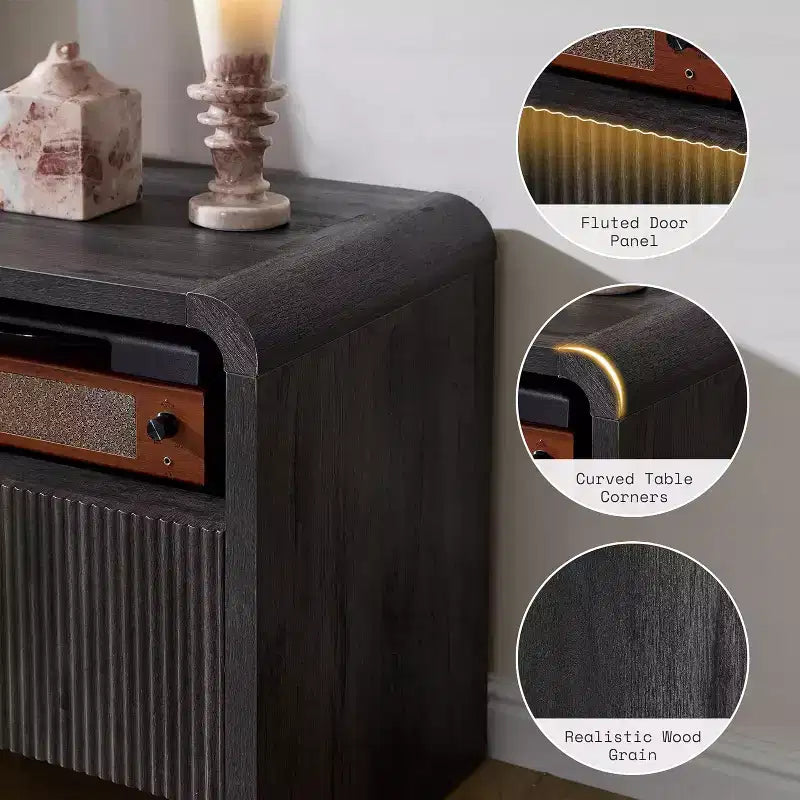 Meuble TV moderne avec rangement Meuble TV en bois Console multimédia