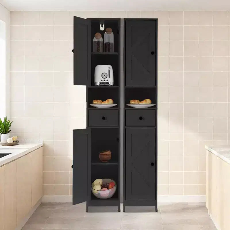 Meuble de rangement WC, colonne de salle de bain, meuble de rangement étroit pour salle de bain
