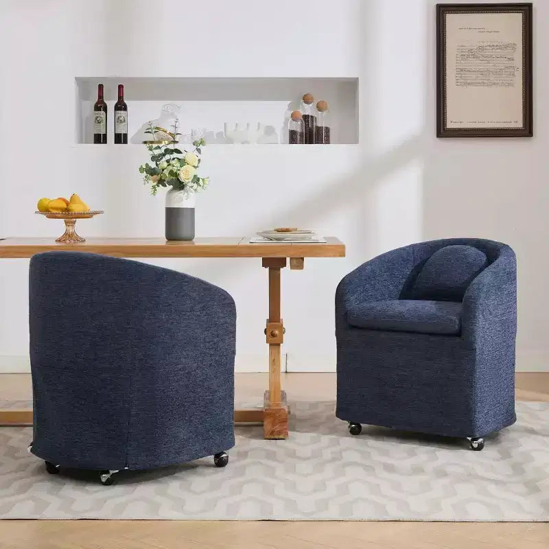 Fauteuil rond 360°, fauteuils rembourrés en chenille
