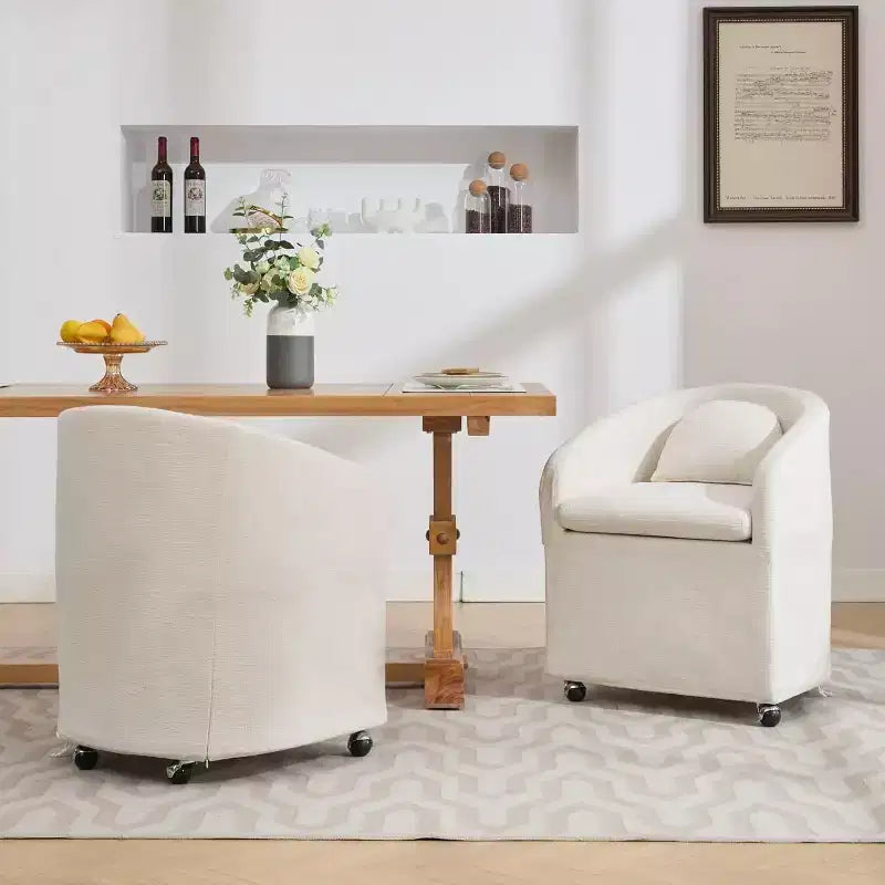 Fauteuil rond 360°, fauteuils rembourrés en chenille