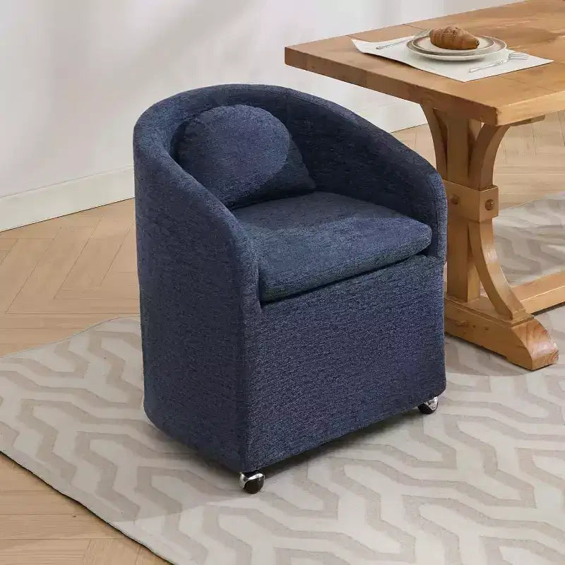 Fauteuil rond 360°, fauteuils rembourrés en chenille