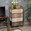 Commode Tour en Tissu, Organisateur de Rangement à 4 Niveaux