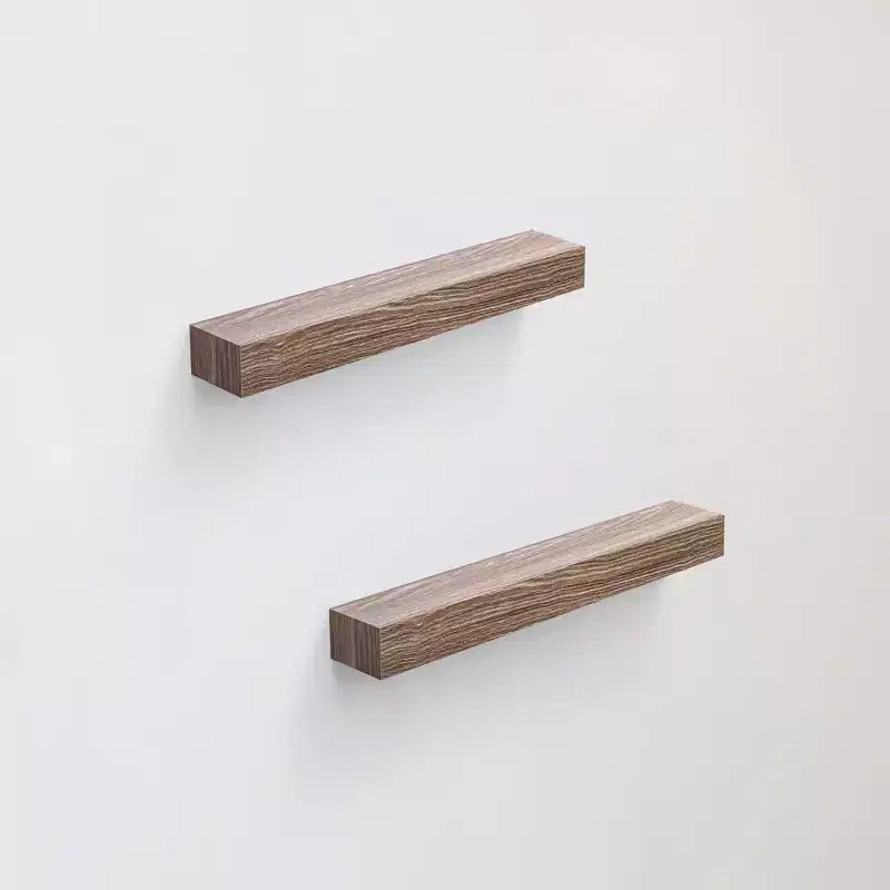Étagère flottante murale en bois gris clair érable avec support invisible