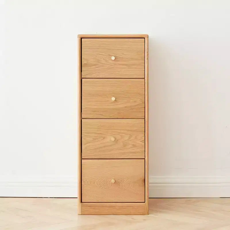 Commode en chêne massif, Meuble de rangement à 3 ou 4 tiroirs