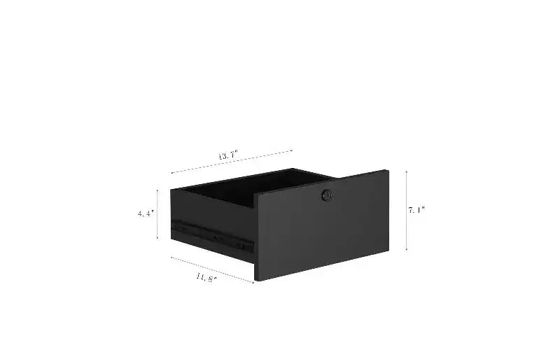 Table de chevet haute avec veilleuse et station de recharge