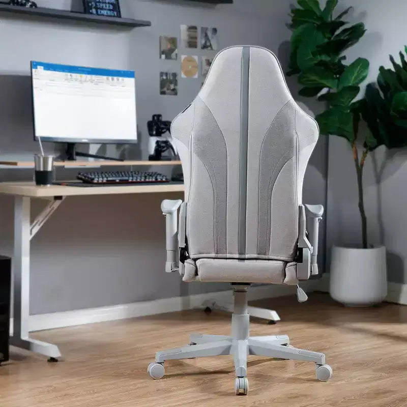Chaise de jeu grise/Pied gris