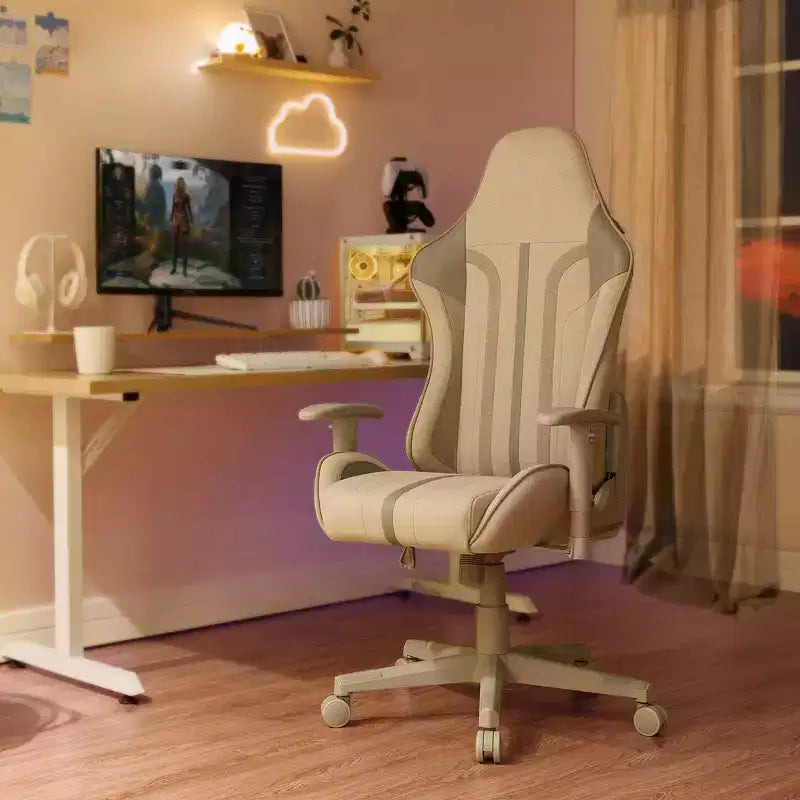 Chaise de jeu grise/Pied gris