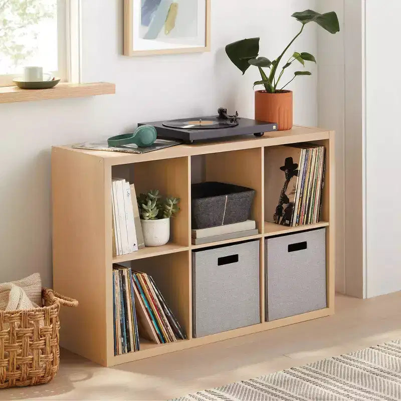 Meuble de rangement à 6 compartiments