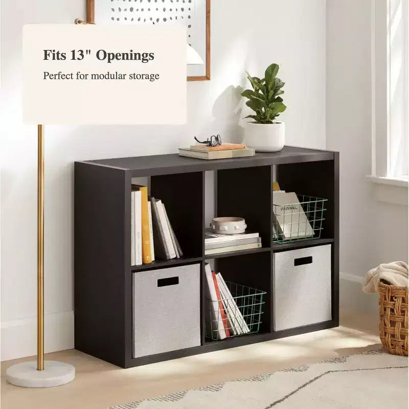 Meuble de rangement à 6 compartiments